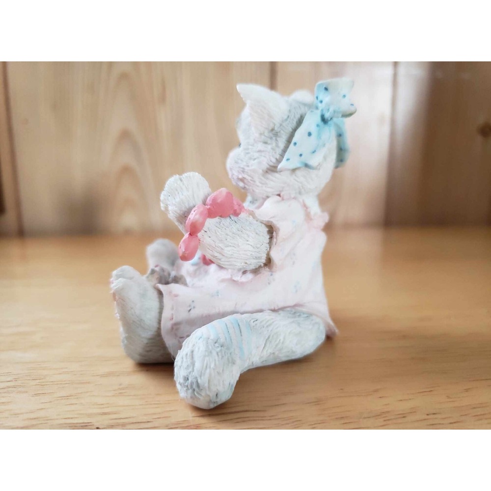 Enesco Calico Kittens C14/867 Figurine – A Good Friend Warms the Heart 2.75" - Picture 2 of 6